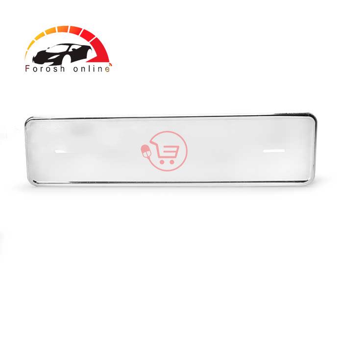 قاب پلاک  استیل و طلایی مناسب برای تمامی خودروها