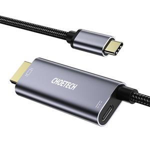 کابل USB.C به HDMI دارای قابلیت PD چویتک مدل XCH-M180GY 