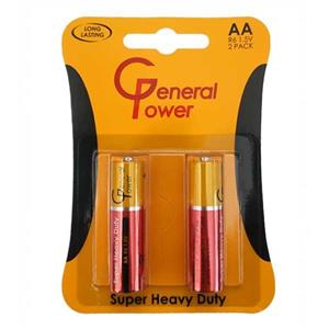 باتری قلمی General Power بسته 2 عددی 