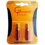 GENERAL POWER 2-Card AAA Battery Pack of 2