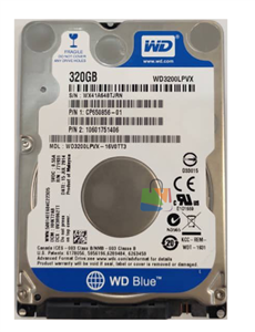 هارد دیسک وسترن آبی لپ تاپ اینترنال ۲.۵ اینچی wd blue 320gb