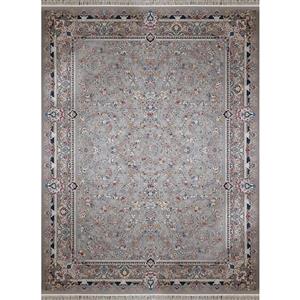 فرش زمرد مشهد کد 55004 (گل برجسته)