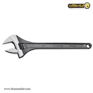 آچار فرانسه فورس مدل 649 سایز 6 اینچ Force Adjustable Gauged Wrench 649