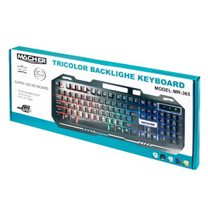 کیبورد با سیم گیمینگ میچر مدل MR-365 