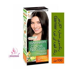 رنگ‌موی شماره ۳گارنیر Garnier رنگ قهوه ای تیره 100 میل