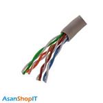 کابل شبکه تندا Cat5 UTP-PVC حلقه 305 متری با تست 