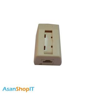 پریز شبکه کامل Cat6 فول به همراه کیستون Full Cat6 Network Outlet with Key stone