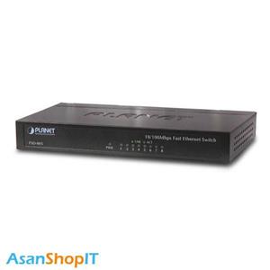 سوئیچ 8 پورت پلنت مدل FSD 805 Planet Model 10 100Mbps Ethernet Switch 