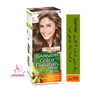 رنگ موی شماره ۶ گارنیر Garnier رنگ بلوطی تیره 100 میل