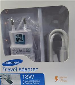 پک کامل شارژر فست اورجینال original travel charger 