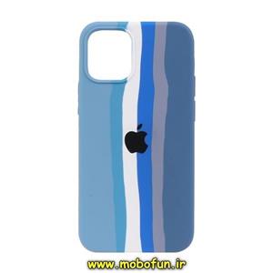 قاب گوشی iPhone 12 Mini آیفون سیلیکونی اورجینال رنگین کمانی پاک کنی درجه یک زیربسته 