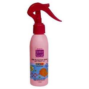 اسپری ضد آفتاب SPF 50 کودکان صورتی (دخترانه) سی گل Baby Ferst Kids Sunscreen Spray 150 ml 