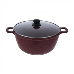 قابلمه سایز 32 گرانیتا با درب شیشه ای زرساب کد GT-432 Zarsab GT432 Pot - Size 32