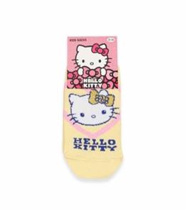 جوراب بچگانه مچی اimpa چیمپا طرح Hello kitty لیمویی 