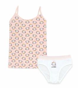 ست شورت و تاپ بندی دخترانه نخی Koza کوزا کد 4020 طرح 3