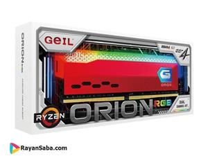 رم دسکتاپ DDR4 ژل تک کاناله 3200 مگاهرتز مدل ORION RGB AMD ظرفیت 16 گیگابایت CL16 GeIL ORION RGB AMD Edition 16GB DDR4 3200