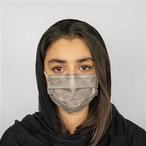 ماسک سه لایه طوسی پزشکی استاندارد ایمن سلامت کاسپین(50 عددی) 