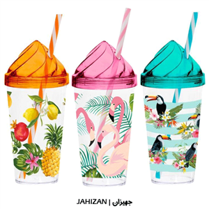 لیوان آیس پک رنگی هروین