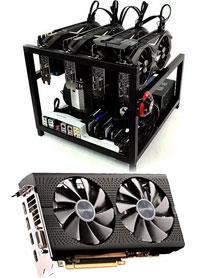 کارت گرافیگ دستگاه ریگ یک کارته XFX RX 580