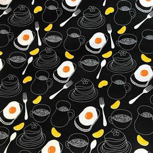 رومیزی سفره ای چاپی رزین تاژ 12 نفره مستطیل 140*320 طرح نیمرو