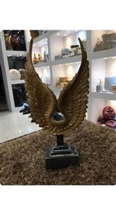 مجسمه پر سیمرغ پلی  خام کد 315