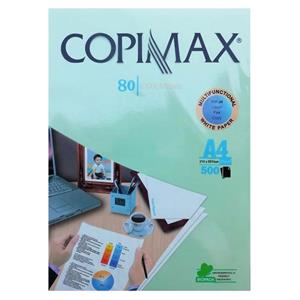 کاغذ A4 کپی مکس سبز 80 گرم خارجی بسته 500 عددی Green Paper Copimax pcs 