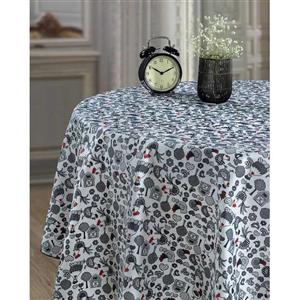 رومیزی سفره ای چاپی رزین تاژ 8 نفره مستطیل 140*250 طرح خروس