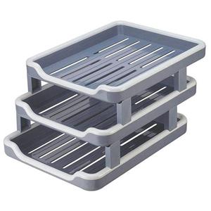کازیه 3 طبقه کارا مدل پلاستیکی کد KP3 