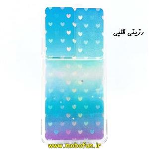 قاب گوشی Redmi Note 10 Pro - Redmi Note 10 Pro Max شیائومی طرح رزینی IMD ایربگ دار فانتزی محافظ لنز دار کشویی قلبی 