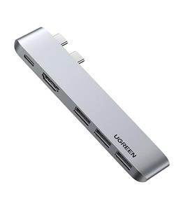 هاب 3 پورت Type C به USB 3.0 با یک پورت HDMI یوگرین 60559 CM251