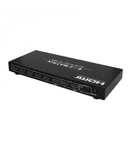 ماتریکس سوئیچ 6 در 2 HDMI فرانت FN-V162 Faranet HDMI 6×2 Matrix Switch 3D Support 4K×2K EDID/7.1 CH / FN-V162