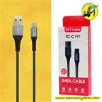 کابل تبدیل USB به USB-C طوسی تسکو مدل TC-C191 طول 1 متر