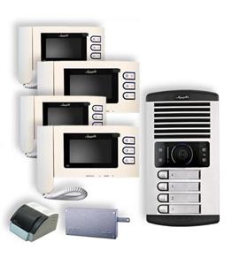 پکیج آیفون تصویری چهار واحدی الکتروپیک 797