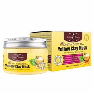 ماسک خاک رس زرد عسل و چای سبز Aichun Beauty