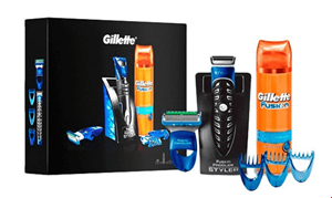 دستگاه استایلر و ژل اصلاح ژیلت آمریکا Gillette Fusion ProGlide Styler Geschenkbox 