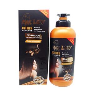 شامپو مکس لیدی شتر مرغ MAX LADY حجم 500 میل