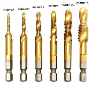 مته قلاویز سایز HSS 6542-M3X0.5 میلی متر با روکش تیتانیومی 