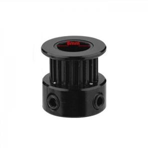 پولی 20 دندانه GT2-20 عرض 6 میلی متر شفت 8mm آنادایز