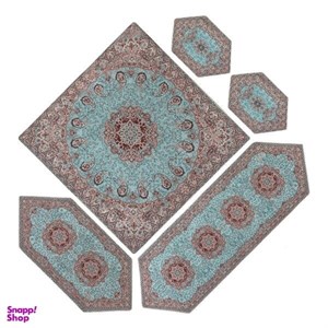 ست 5 تکه رومیزی ترمه مدل نسترن کد SA5-5