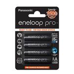 باتری قلمی قابل شارژ پاناسونیک مدل Eneloop Pro BK-3HDE/2BE بسته 4 عددی