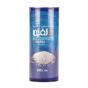 نمک دریایی خوراکی ید دار دلفین - 500 گرم