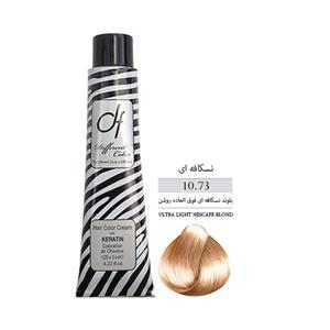رنگ مو دیفرنت شماره 10.73 حجم 125 میلی لیتر رنگ بلوند نسکافه ای فوق العاده روشن