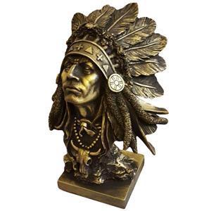 مجسمه لیلپار طرح سرخپوست مدل DKH-7040B