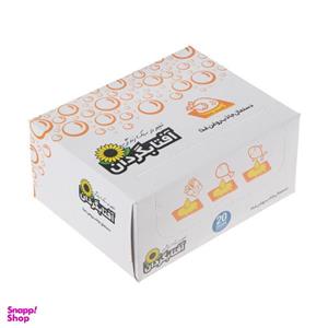 دستمال جاذب روغن آفتابگردان کد 031 بسته 20 عددی