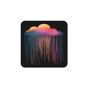 زیرلیوانی طرح باران کد 558