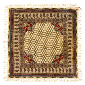 قلمکاری  رومیزی قلمکار عطریان طرح ترنج کد G371 