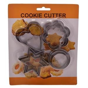 کاتر شیرینی مدل CH-12 بسته 12 عددی