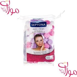 Septona-پنبه توپی 100 عددی رنگی 