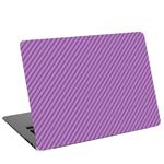 استیکر لپ تاپ طرح  Purple Carbon کد G-268 مناسب برای لپ تاپ 15.6 اینچ