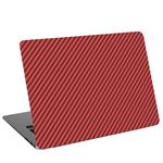 استیکر لپ تاپ طرح Red-Carbon کد G-270 مناسب برای لپ تاپ 15.6 اینچ